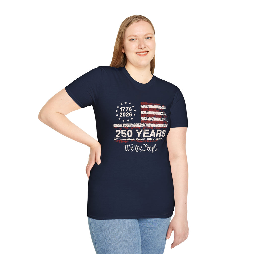 Distressed American Flag T-Shirt — Vintage Patriotic Tee