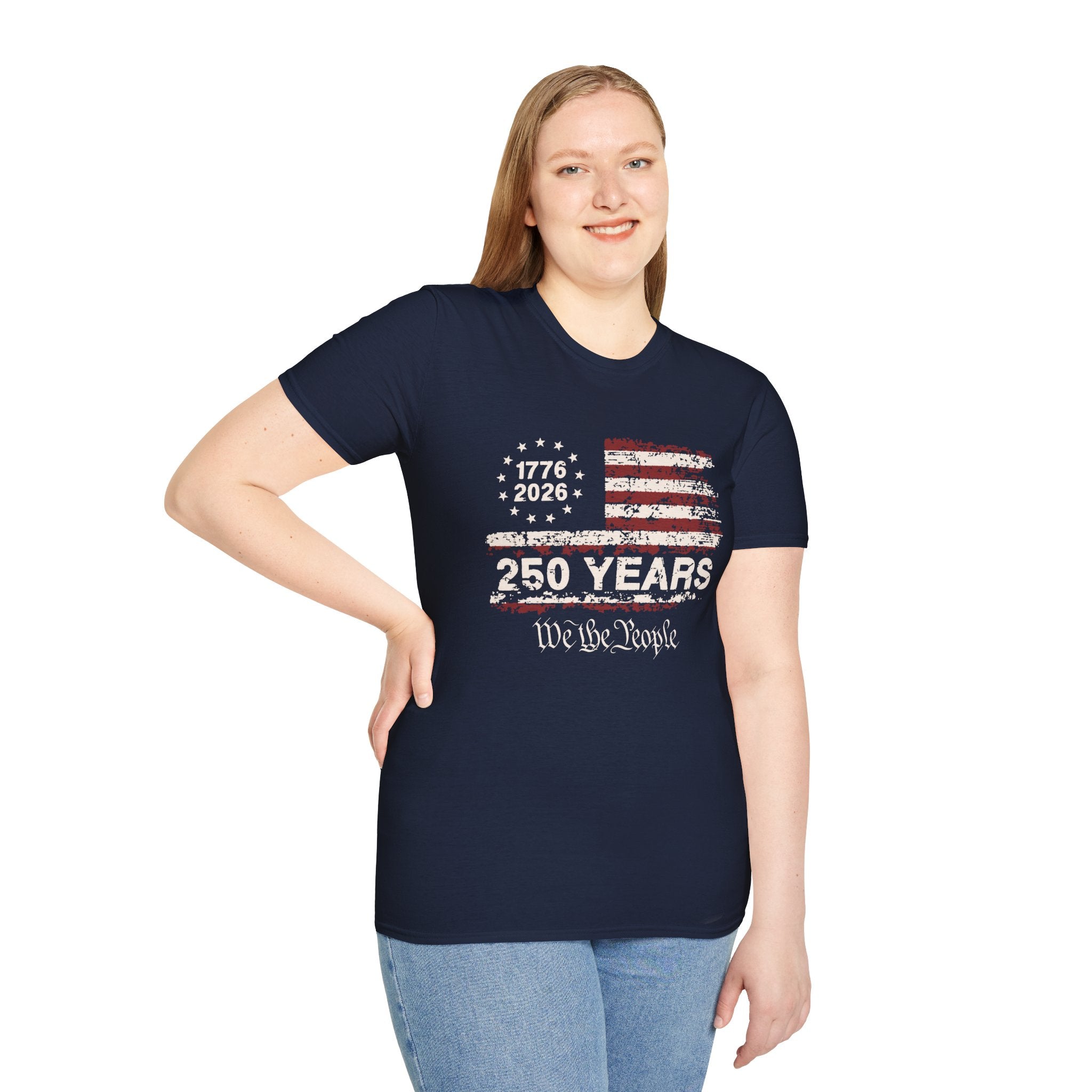 Distressed American Flag T-Shirt — Vintage Patriotic Tee
