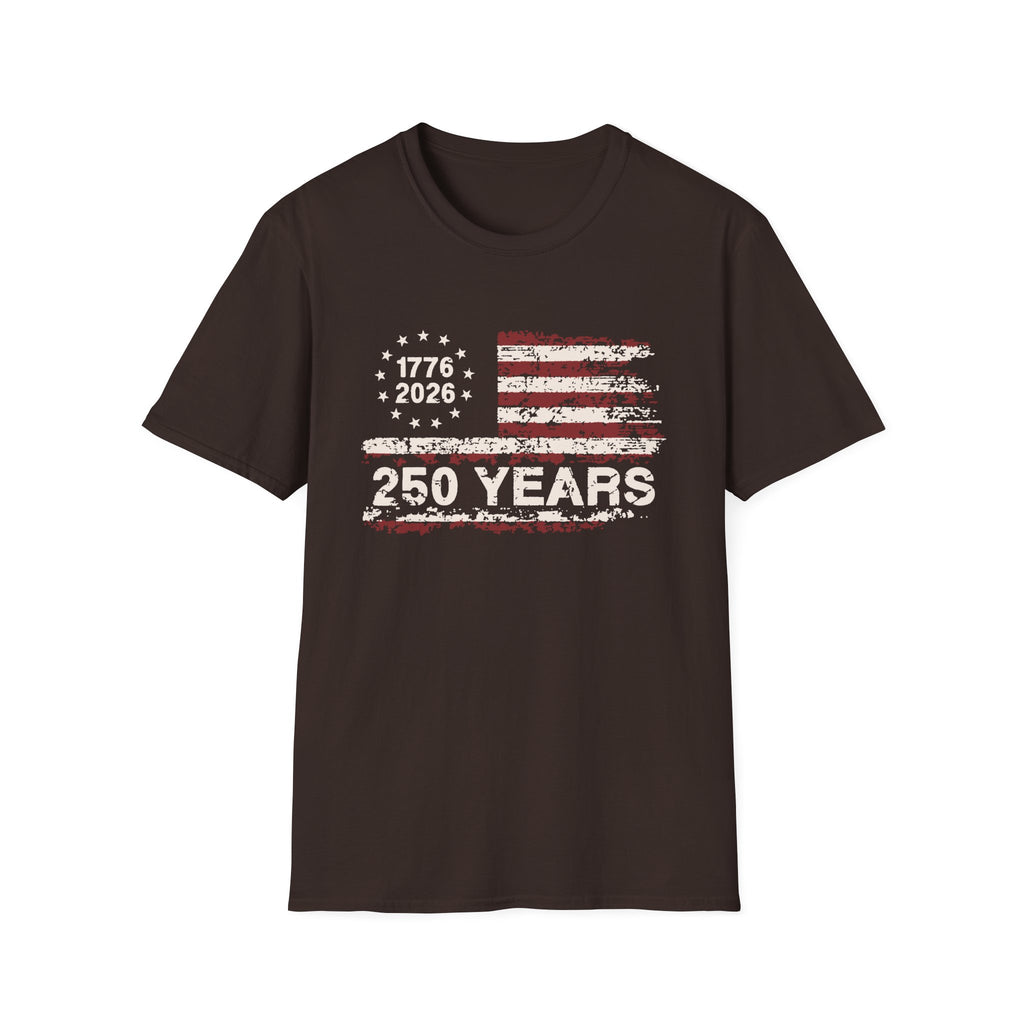 Distressed American Flag T-Shirt — Vintage USA Patriotic Tee
