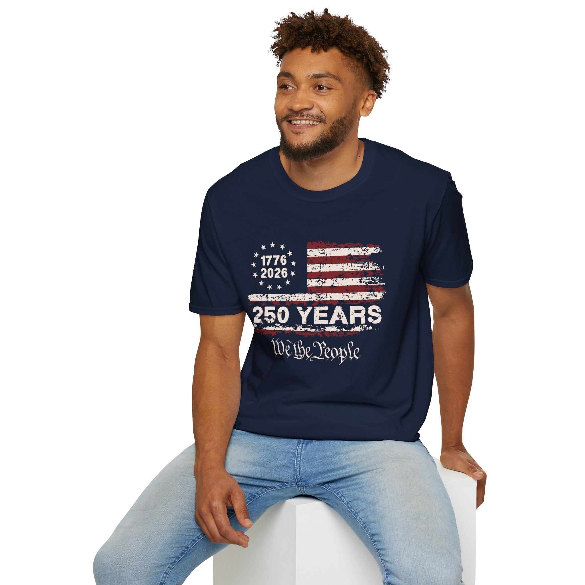 Distressed American Flag T-Shirt — Vintage Patriotic Tee