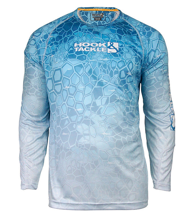 Men's Marlin Hex L/S UV Fishing Shirt